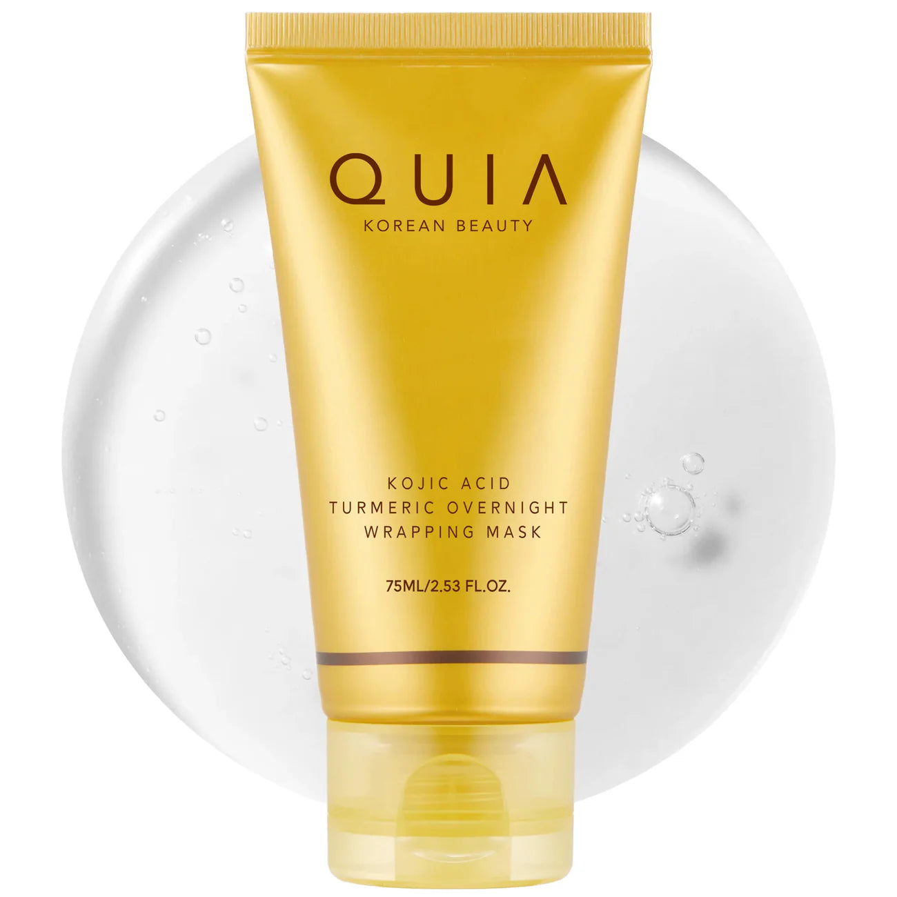 QUIA by GlowCare Masque facial coréen au curcuma et au collagène