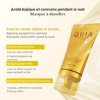 QUIA by GlowCare Masque facial coréen au curcuma et au collagène