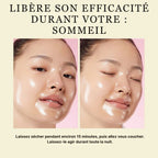 QUIA by GlowCare Masque facial coréen au curcuma et au collagène