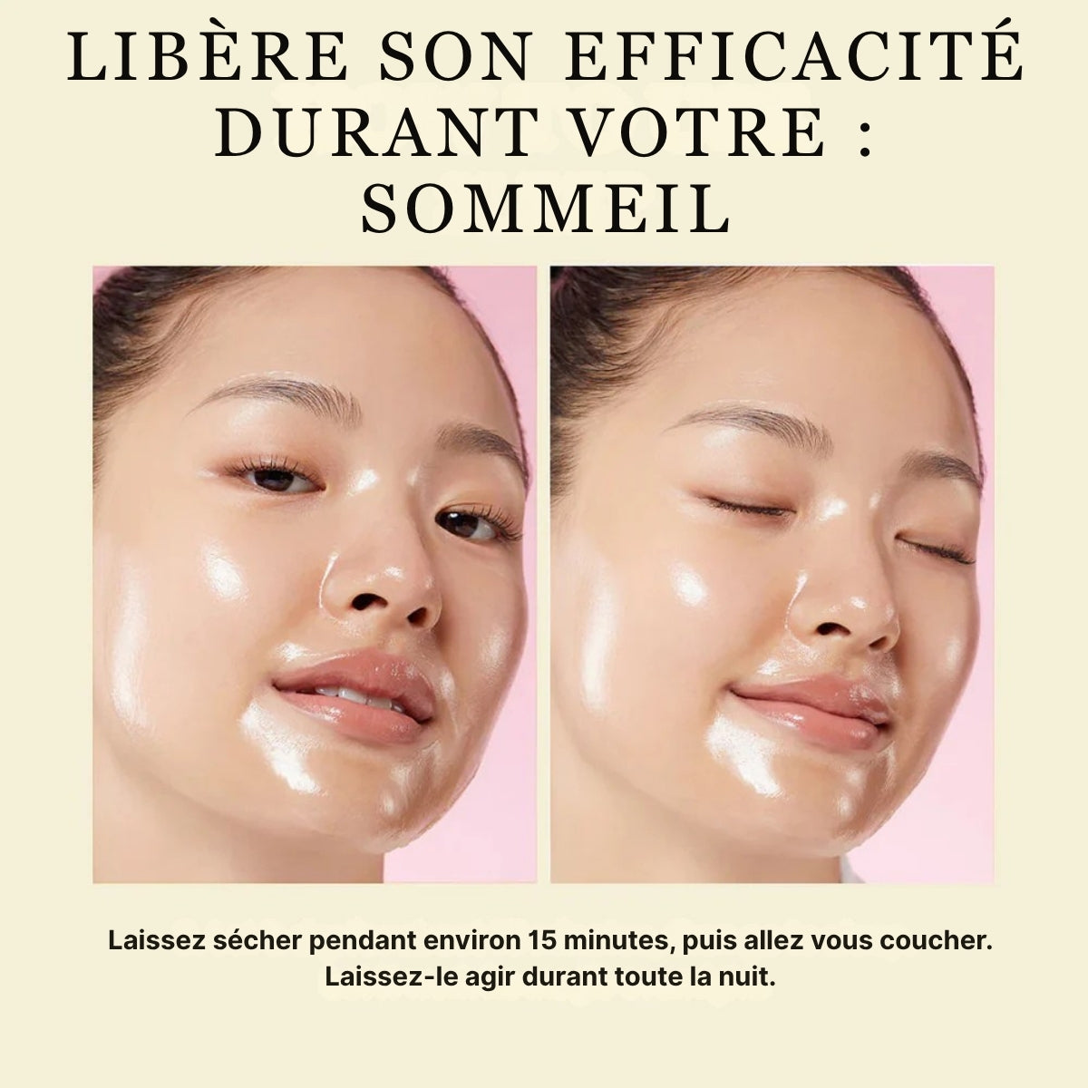 QUIA by GlowCare Masque facial coréen au curcuma et au collagène