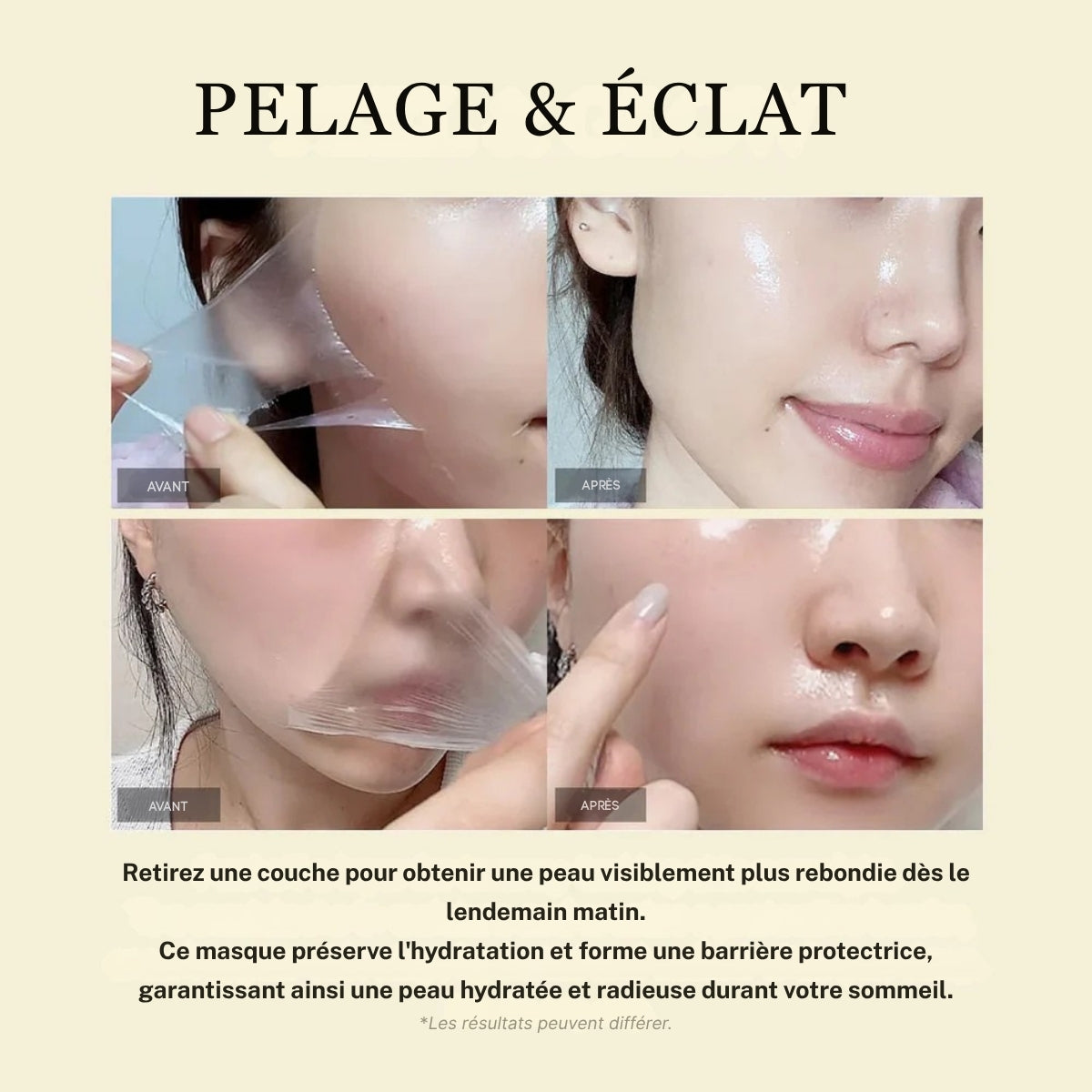 QUIA by GlowCare Masque facial coréen au curcuma et au collagène